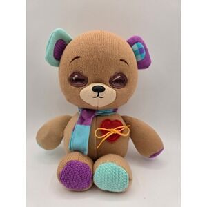 Thready Bear VR Interactive Plush Opens & Closes Eyes, Heart Light – Excellent